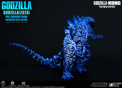Godzilla x Kong: The New Empire - Godzilla Pre-Evolved Form (Energized Blue Ed.) Statue