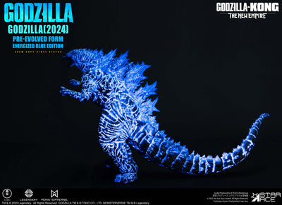 Godzilla x Kong: The New Empire - Godzilla Pre-Evolved Form (Energized Blue Ed.) Statue