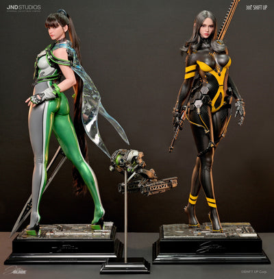 Stellar Blade - Eve & Tachy (With Drone) 1/3 Scale Statue Set