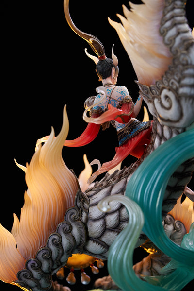 The Balance of the Nine Skies - The Beast of the West - White Tiger (Deluxe Version) Statue