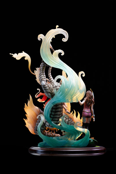 The Balance of the Nine Skies - The Beast of the West - White Tiger (Deluxe Version) Statue