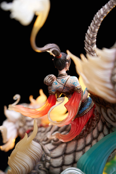 The Balance of the Nine Skies - The Beast of the West - White Tiger (Deluxe Version) Statue