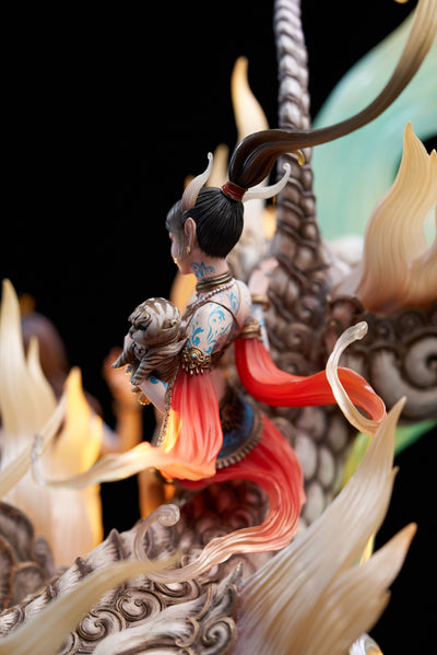 The Balance of the Nine Skies - The Beast of the West - White Tiger (Deluxe Version) Statue