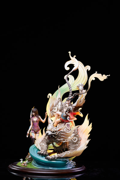 The Balance of the Nine Skies - The Beast of the West - White Tiger (Deluxe Version) Statue