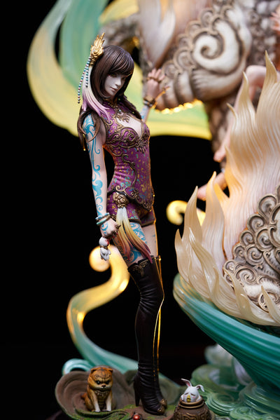 The Balance of the Nine Skies - The Beast of the West - White Tiger (Deluxe Version) Statue