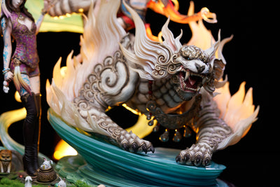 The Balance of the Nine Skies - The Beast of the West - White Tiger (Deluxe Version) Statue