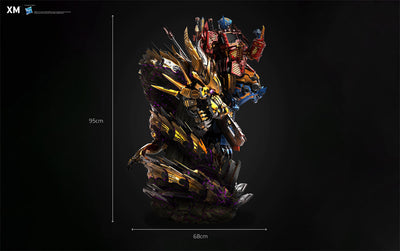 Transformers - Optimus Prime - Azure Dragon (Gold) 1/10 Scale Statue