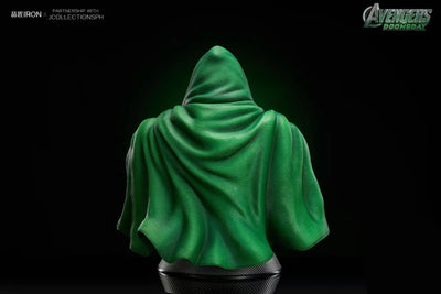 Doctor Doom Life-Size Bust by Pin Jiang Iron Studio