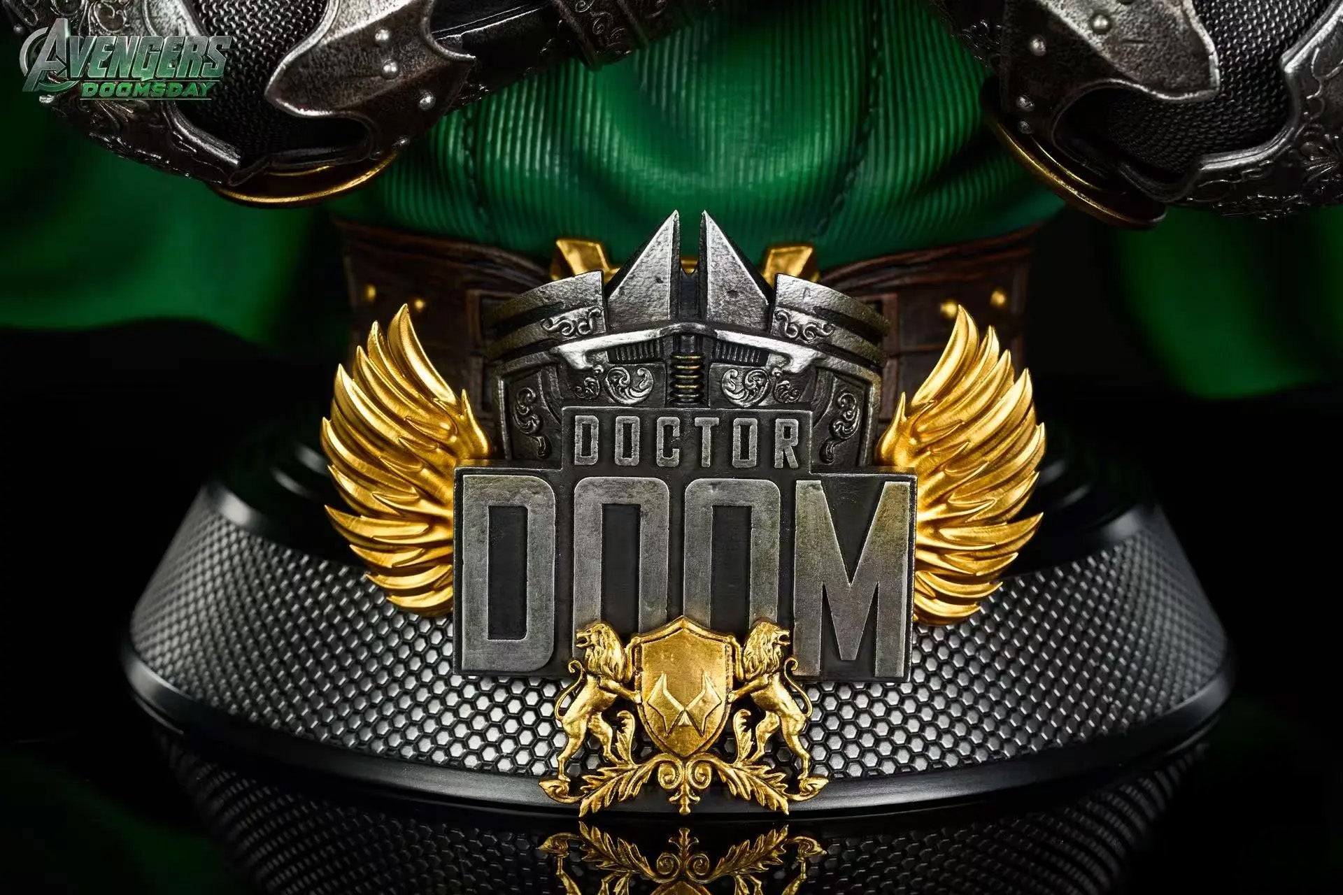 Doctor Doom Life-Size Bust by Pin Jiang Iron Studio