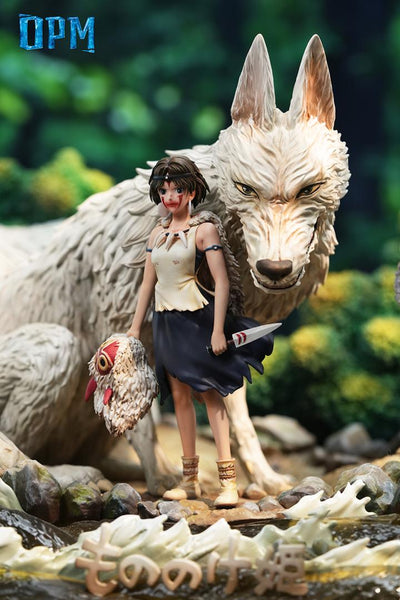 Princess Mononoke - Wolf Girl Statue