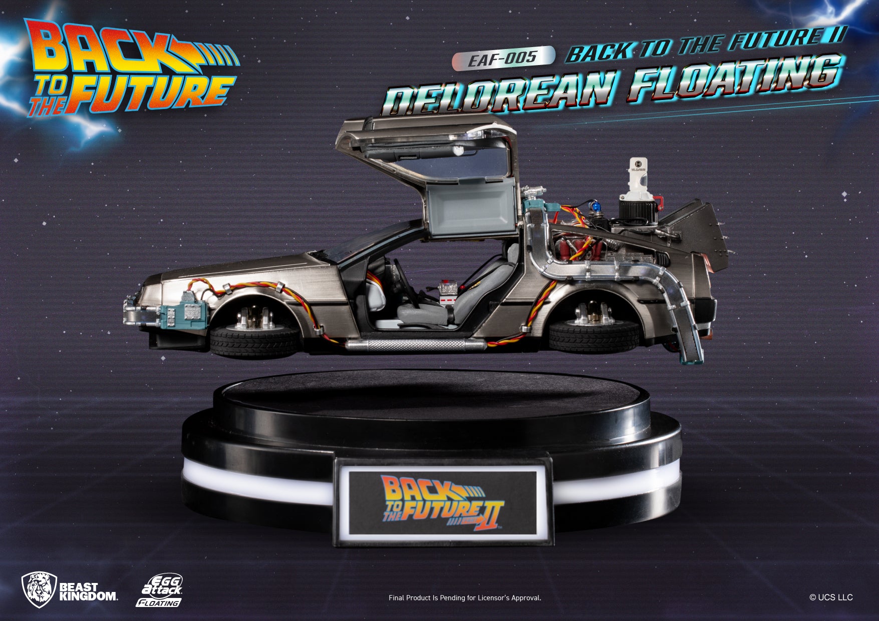 Back to the Future Part II - Egg Attack Floating - Floating DeLorean - Spec  Fiction Shop
