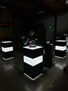 Black Light-Up Pedestal by DisplayStation