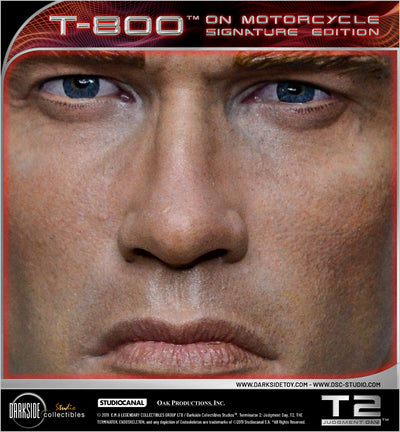 Terminator 2 - T-800 on Motorcycle (Regular) Signature Edition 1/4 Scale Statue