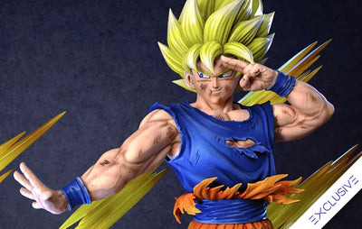 Goku Vs Kid Buu - Spirit Bomb Triumphant 1/4 Scale Statue - EXCLUSIVE VERSION