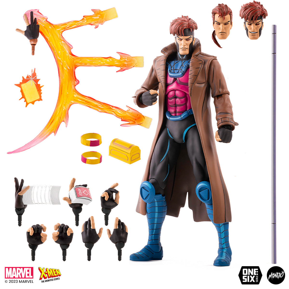 X-Men: The Animated Series - Gambit (Regular Edition) 1/6 Scale Figure ...