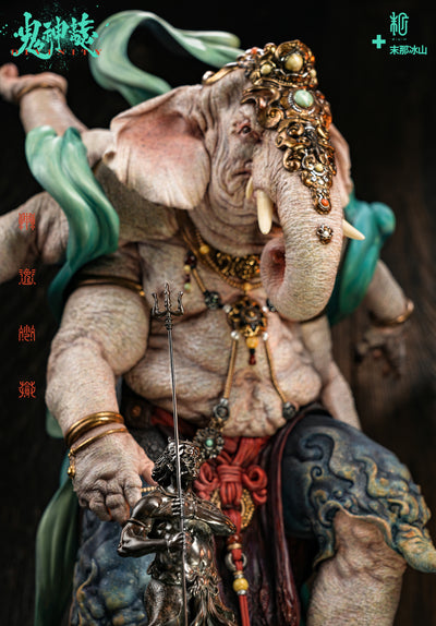 Manas Divinity Series - Huang Ya Lao Xiang & Gui Shi Statue Set