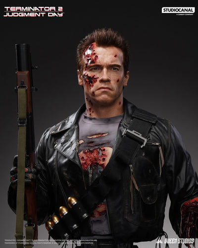 T-800 (Ver. 3) Battle Damaged (Mechanical) Life-Size Bust by Queen Studios