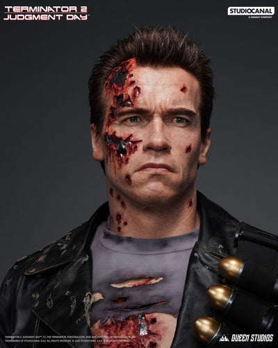 T-800 (Ver. 3) Battle Damaged (Mechanical) Life-Size Bust by Queen Studios