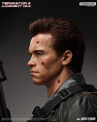 T-800 (Ver. 3) Battle Damaged (Mechanical) Life-Size Bust by Queen Studios