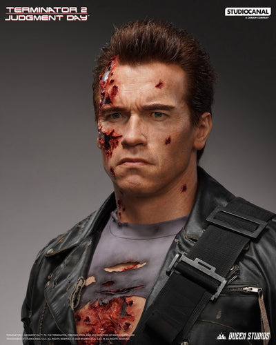 T-800 (Ver. 3) Battle Damaged (Mechanical) Life-Size Bust by Queen Studios