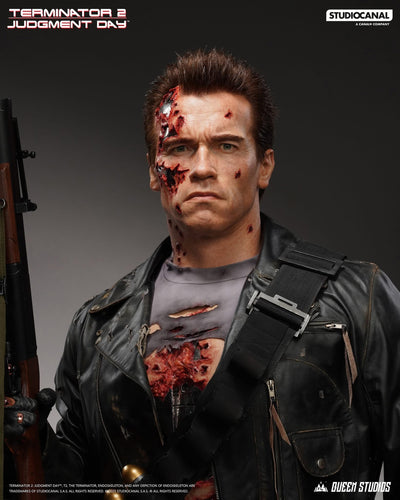 T-800 (Ver. 3) Battle Damaged (Mechanical) Life-Size Bust by Queen Studios