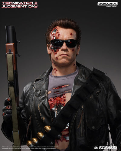 T-800 (Ver. 3) Battle Damaged (Mechanical) Life-Size Bust by Queen Studios