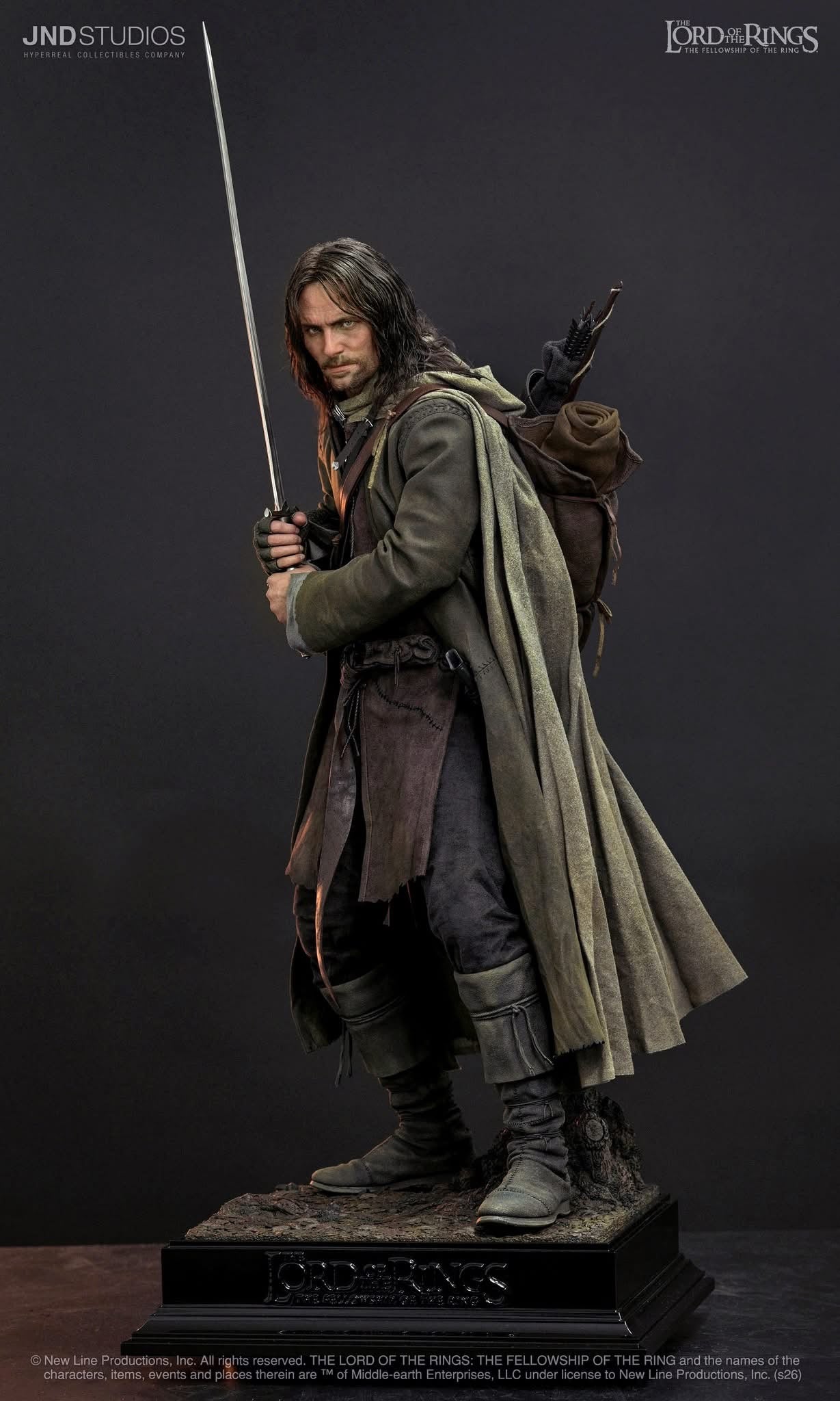 Le seigneur des anneaux statue Aragorn 25cm LOTR figurine Diamond Le seigneur des anneaux statue Aragorn 25cm LOTR figurine Diamond