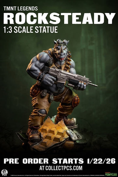 TMNT - Rocksteady 1/3 Scale Statue