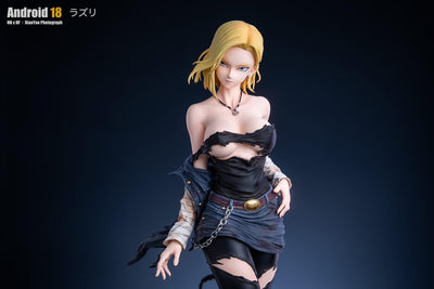 Android 18 1/4 Scale Statue by Hunter Fan x Hero Belief