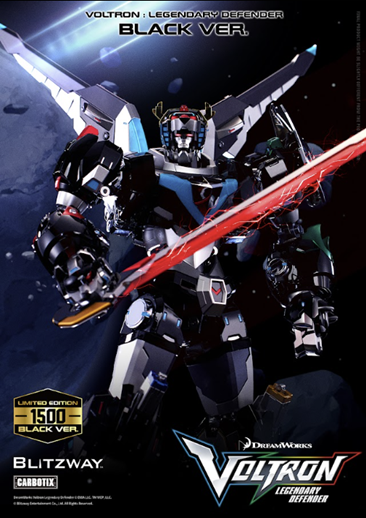 Voltron: Legendary Defender (Black Ver.) Carbotix Figure