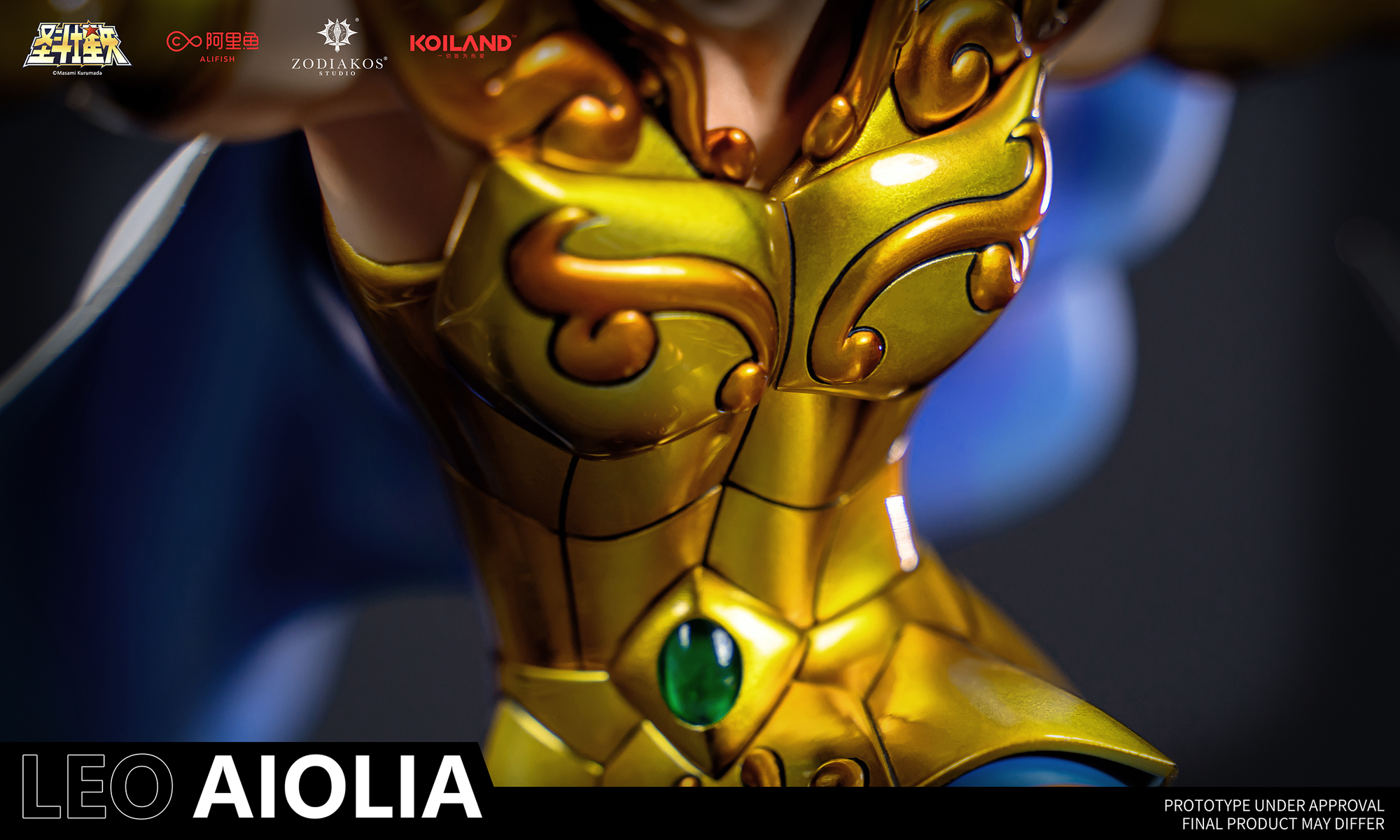 WWF Studio Saint Seiya God 1/6 Aiolia Leo Resin Painted Figurine Model  Statue