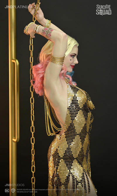 Suicide Squad 2016 - Harley Quinn (Black & Gold Dress) 1/3 Scale Statue - Platinum