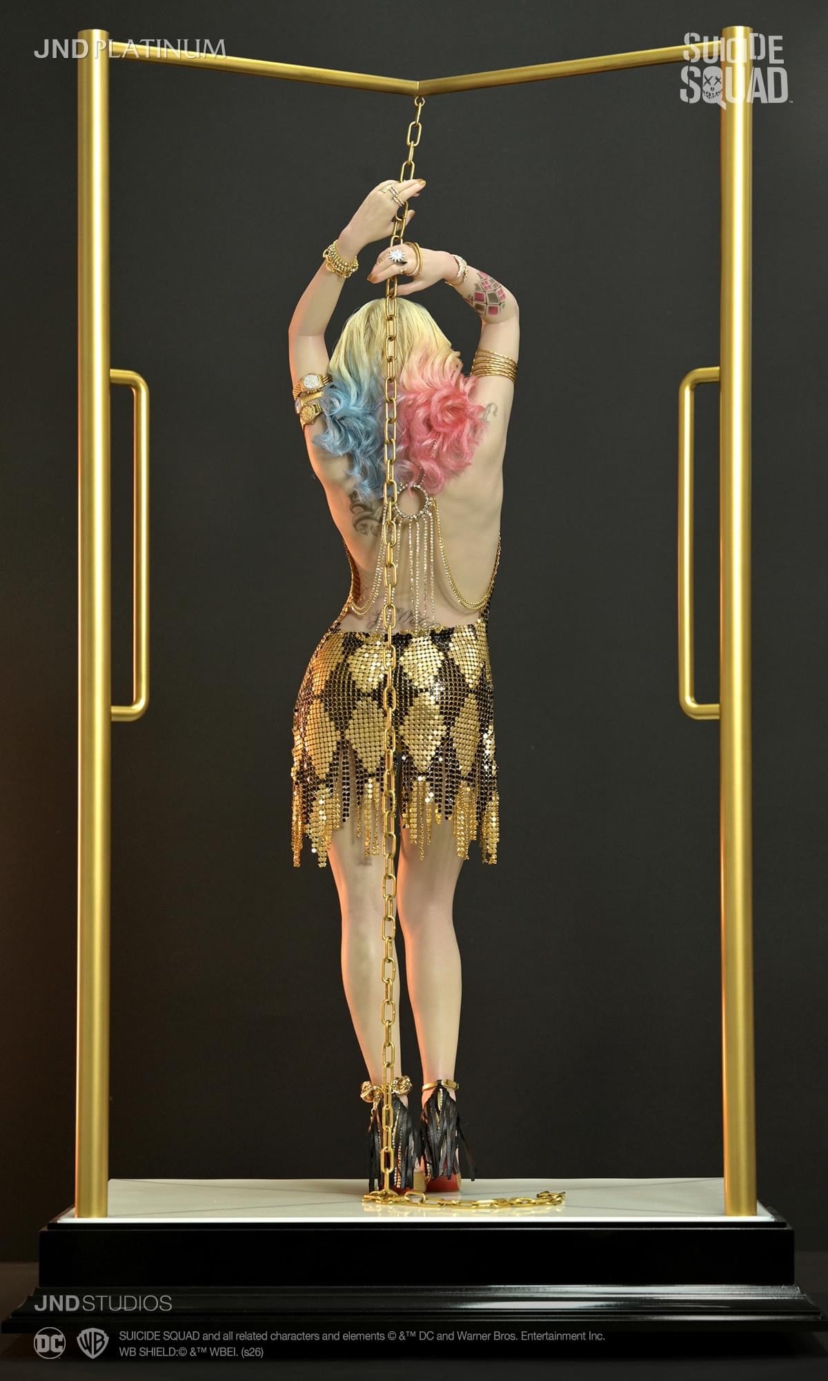 harley quinn black and gold dress Suicide Squad 2016 - Harley Quinn (Black & Gold Dress) 1/3 Scale Statue