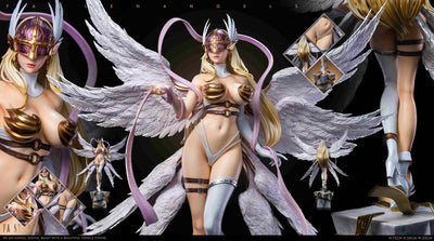 Angemon and LadyDevimon 1/4 Scale Statue Set