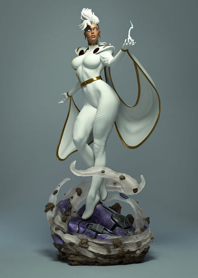 Wind Witch (White) 1/4 Scale Statue by AOX