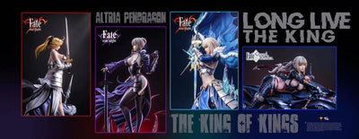 Artoria Pendragon Saber (Ver. A + B) 1/4 Scale Statue Set