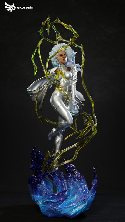 X-Force Storm (Version 2 - Silver) 1/4 Scale Statue by Exorez