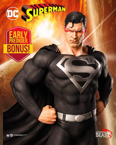 Superman Black Suit (Exclusive) Prestige Series 1/3 Scale Statue