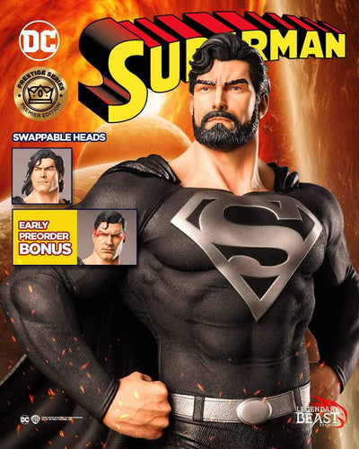 Superman Black Suit (Exclusive) Prestige Series 1/3 Scale Statue