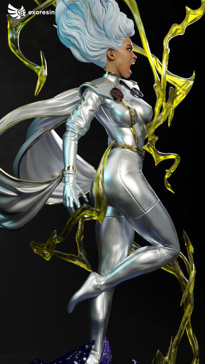X-Force Storm (Version 2 - Silver) 1/4 Scale Statue by Exorez