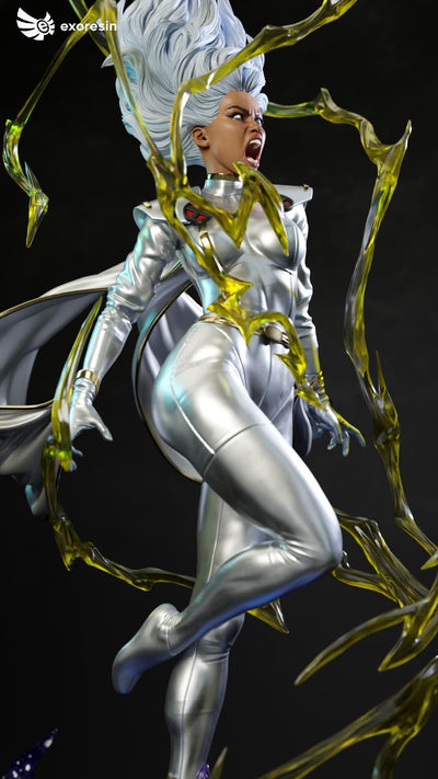 X-Force Storm (Version 2 - Silver) 1/4 Scale Statue by Exorez