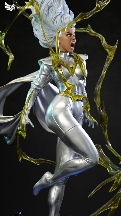 X-Force Storm (Version 2 - Silver) 1/4 Scale Statue by Exorez