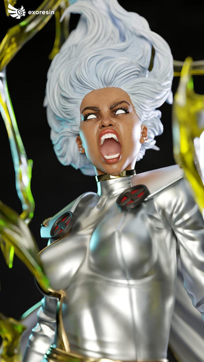 X-Force Storm (Version 2 - Silver) 1/4 Scale Statue by Exorez