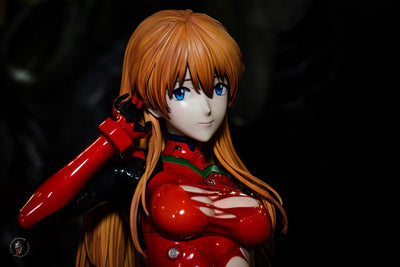 Rebuild of Evangelion - Asuka Shikinami Langley Damaged Plugsuit 1/2 Scale Statue