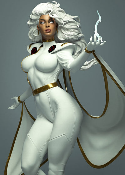 Wind Witch (White) 1/4 Scale Statue by AOX
