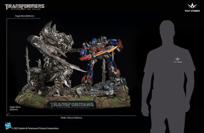 Transformers: Revenge of the Fallen - Optimus Prime vs. Megatron Statue