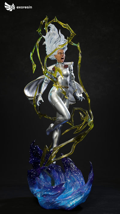 X-Force Storm (Version 2 - Silver) 1/4 Scale Statue by Exorez