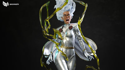 X-Force Storm (Version 2 - Silver) 1/4 Scale Statue by Exorez