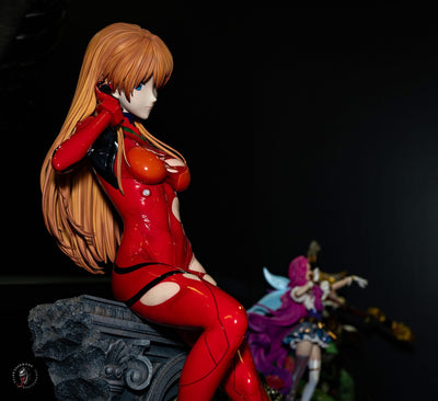 Rebuild of Evangelion - Asuka Shikinami Langley Damaged Plugsuit 1/2 Scale Statue