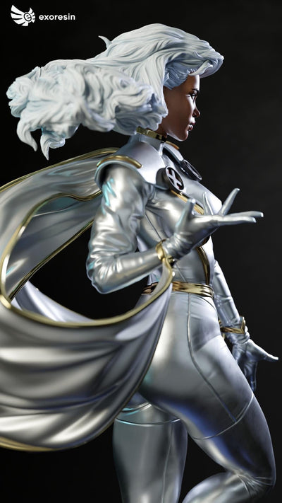 X-Force Storm (Version 2 - Silver) 1/4 Scale Statue by Exorez
